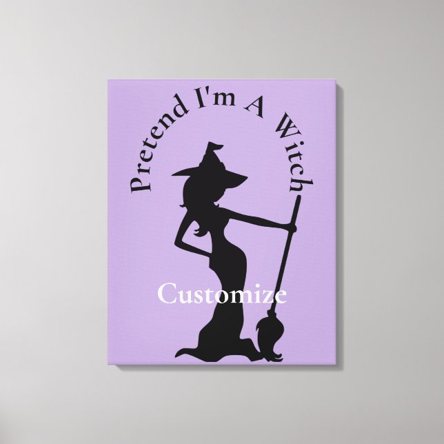 Pretend I'm A Witch Thunder_Cove Canvas Print (Front)