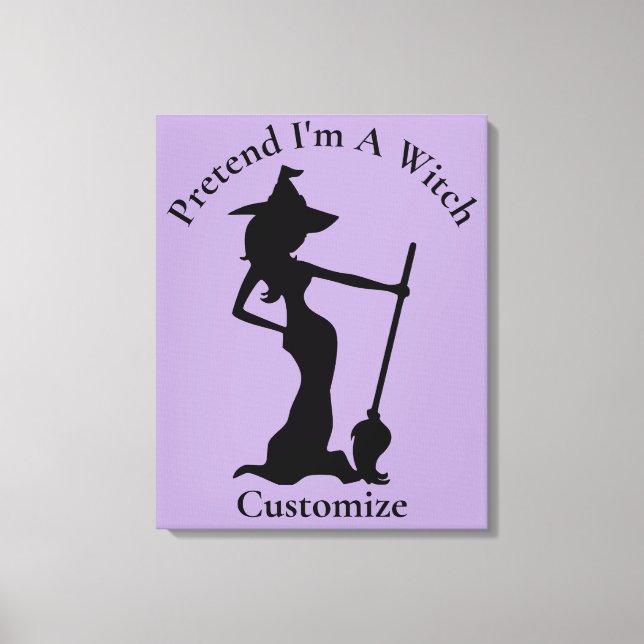 Pretend I'm A Witch Thunder_Cove Canvas Print (Front)