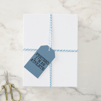 Pretend I'm An Athlete Gift Tags