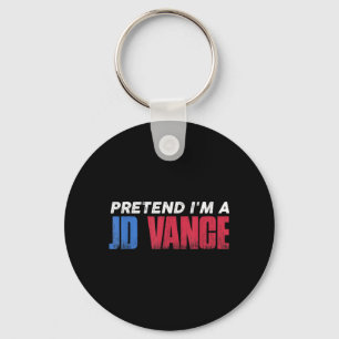 Pretend Im Funny Lazy Halloween Costume Key Ring