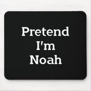 Pretend I'm Noah Costume Bible Funny Halloween Par Mouse Pad