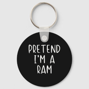 Pretend Im Ram Costume Halloween Funny Simple Kid Key Ring
