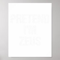 Pretend I'm Zeus Costume Greek God Halloween Party