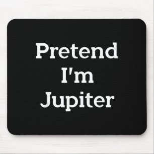 Pretend Jupiter Costume Party Funny Planet Mouse Pad