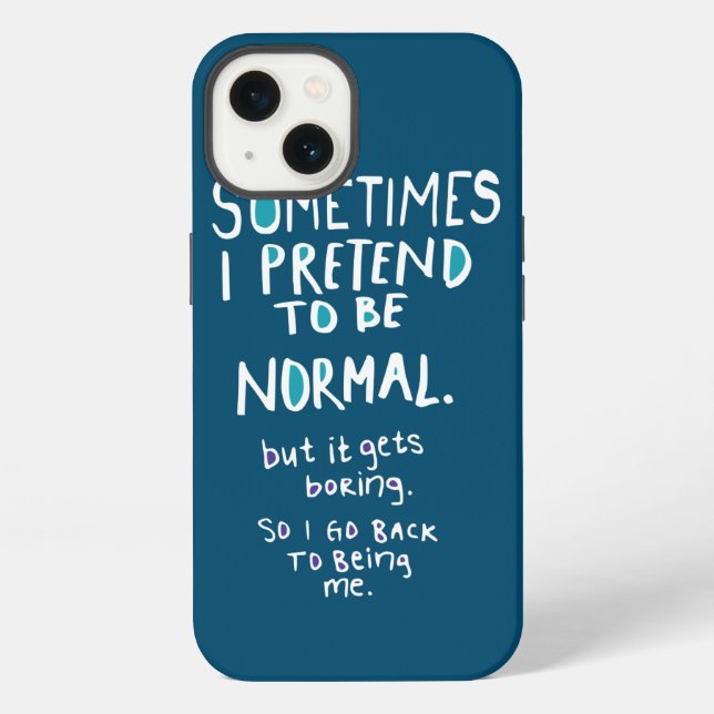 Pretend to be normal iPhone case (Back)