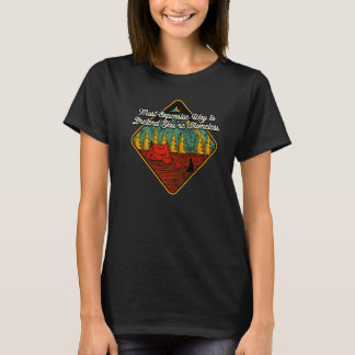 Pretend You're Homeless Camping  Camper Humour Sum T-Shirt