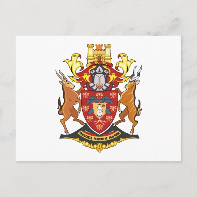 Pretoria Coat of Arms Postcard (Front)