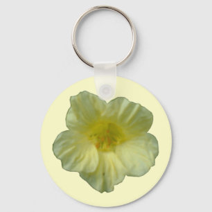 Prettty Nasturtium Flower Keychain