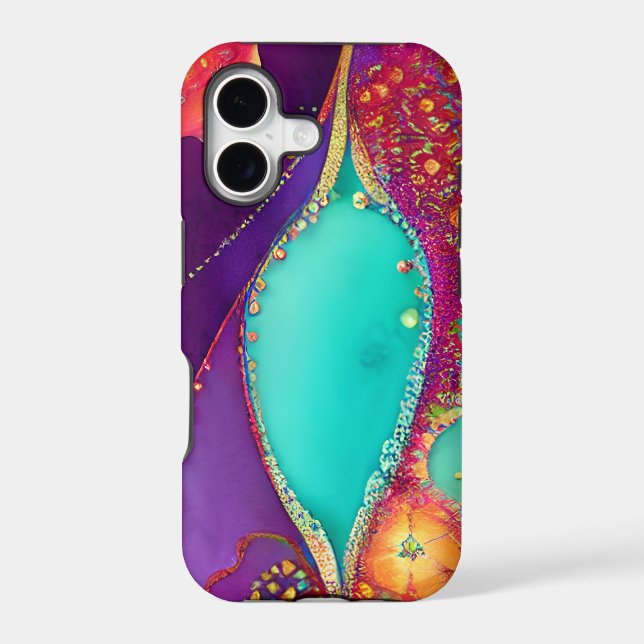 Pretty Abstract Beachy Art (Back)