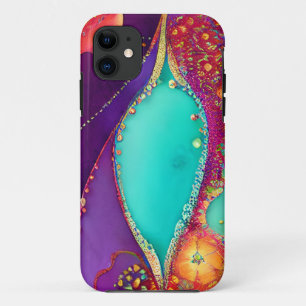 Pretty Abstract Beachy Art Case-Mate iPhone Case