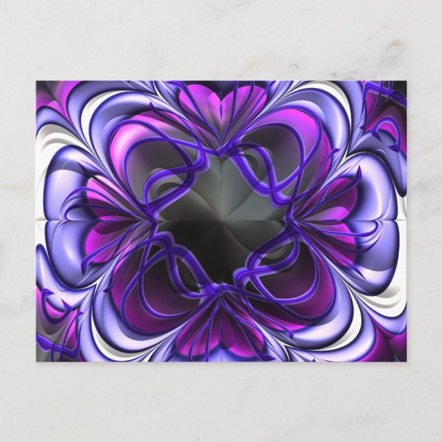 Pretty Abstract Design Postcard (Front)