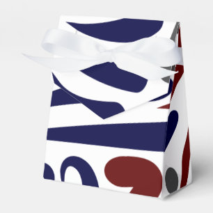 Pretty abstract pattern favour box