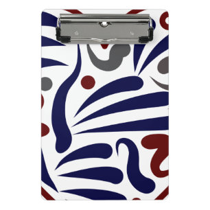 Pretty abstract pattern mini clipboard