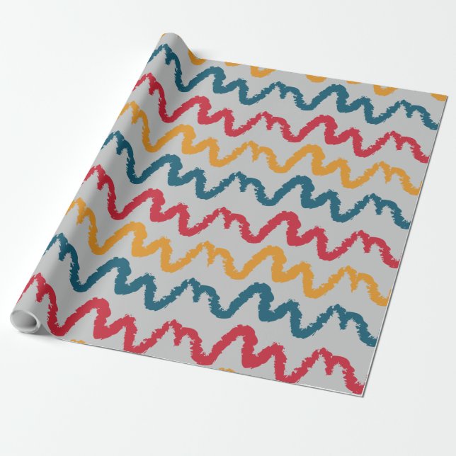 Pretty Abstract Pattern Wrapping Paper (Unrolled)