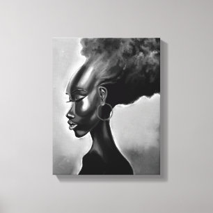 Pretty African Woman Canvas Print