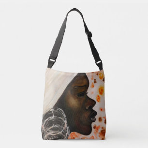 Pretty African Woman Crossbody Bag