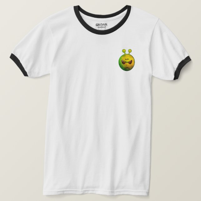 pretty alien t-shirt (Design Front)