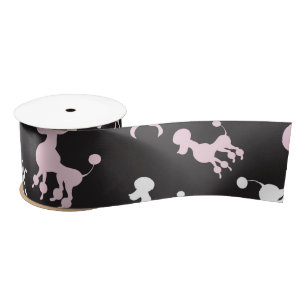 Pretty Amazing Poodles Satin Ribbon