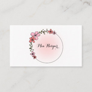 Pretty and Professional Personalised Business Card
