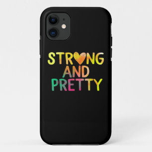 Pretty And Strong Woman Gym Workout Fitness Case-Mate iPhone Case