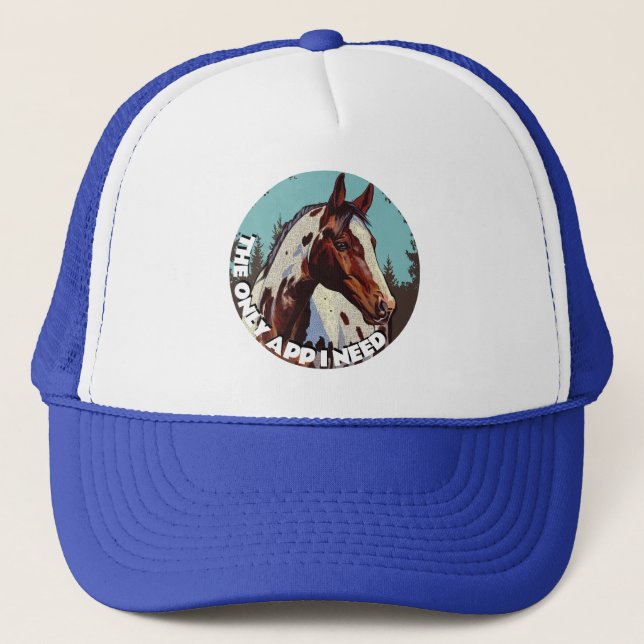 Pretty Appaloosa Trucker Hat (Front)