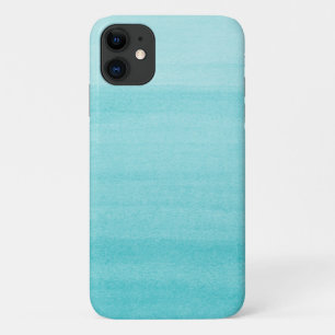 Pretty Aqua Blue Watercolor Ombre Pattern Case-Mate iPhone Case