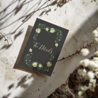 Pretty art nouveau white flowers The Details