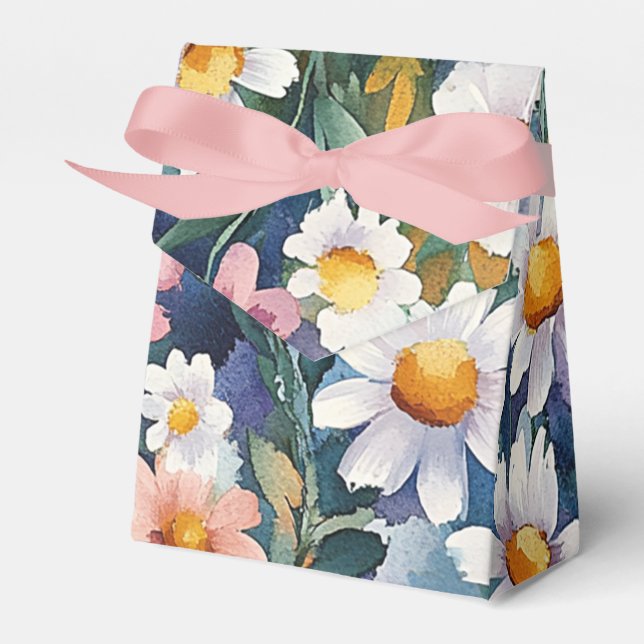Pretty as a Daisy Favour Box (Front Side)