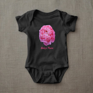 Pretty As a Pink Peony Baby Bodysuit