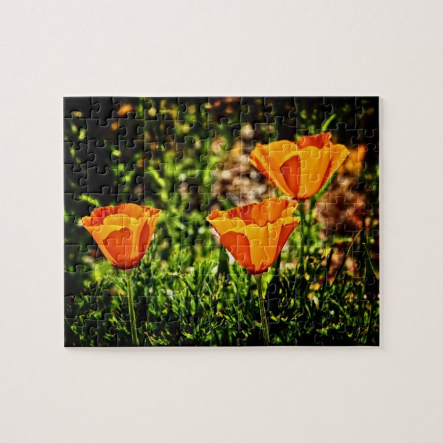 Pretty As A Poppy Jigsaw Puzzle (Horizontal)
