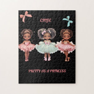 "PRETTY AS A PRINCESS" PERSONALIZED JIGSAW PUZZLE