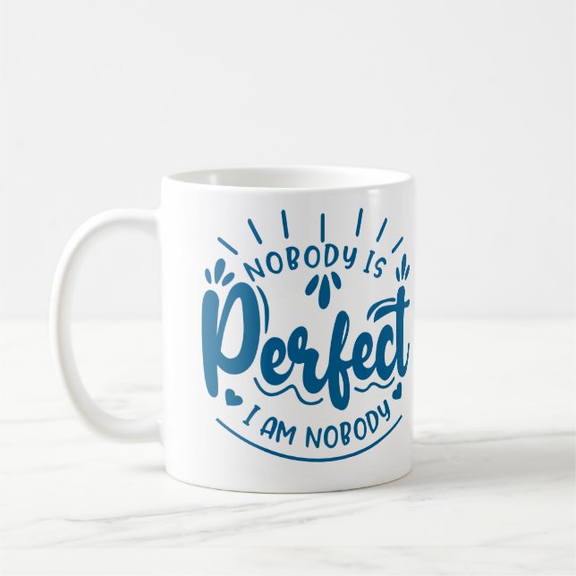 Pretty Attitude Quote  Coffee Mug (Left)