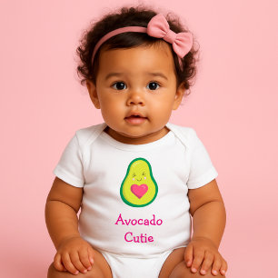 Pretty Avocado Cutie Baby Bodysuit