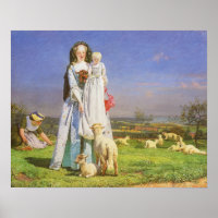 Pretty Baa Lambs by Ford Madox Brown