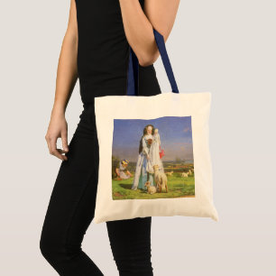 Pretty Baa Lambs by Ford Madox Brown Tote Bag