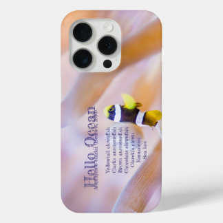 pretty baby anemone fish iPhone 15 pro case