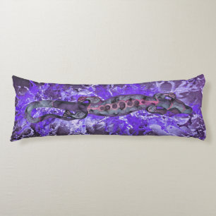 Pretty BALI LIZARD Design violet + your ideas Body Cushion