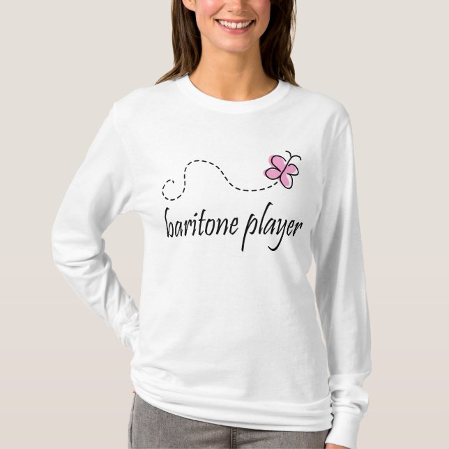 Pretty Baritone Player T-shirt (Front)