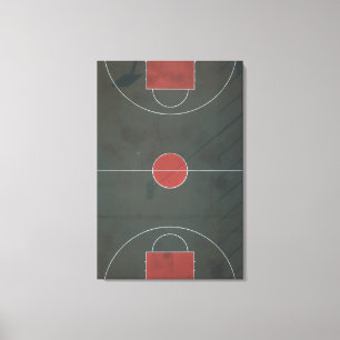 Pretty Basketball Artwork Canvas Print