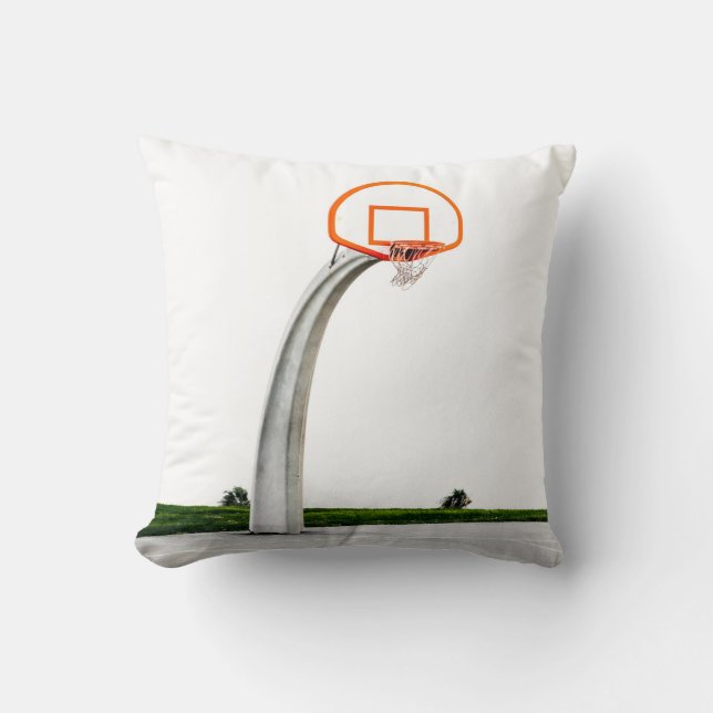 Pretty Basketball Artwork Cushion (Front)