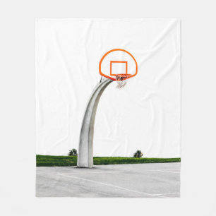 Pretty Basketball Artwork Fleece Blanket