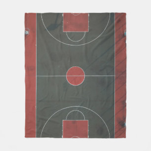 Pretty Basketball Artwork Fleece Blanket