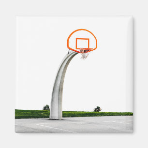 Pretty Basketball Artwork Magnet