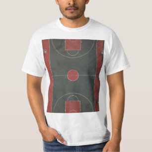 Pretty Basketball Artwork T-Shirt