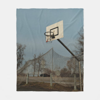 Pretty Basketball Fleece Blanket