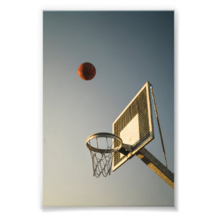 Pretty Basketball Gift Photo Print