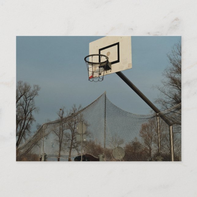 Pretty Basketball Postcard (Front)