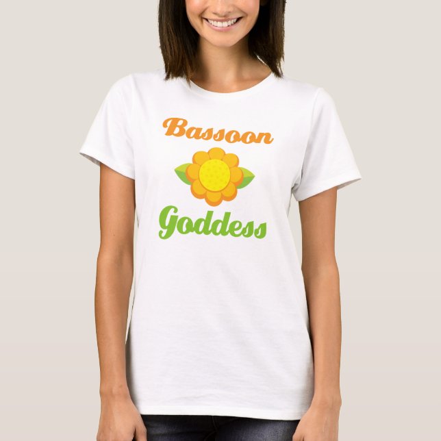 Pretty Bassoon Goddess Tee (Front)