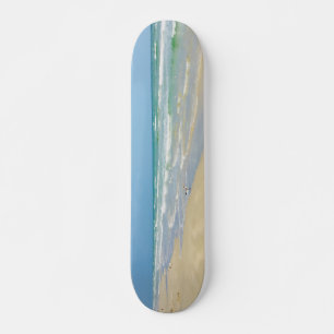 Pretty Beach Photo Custom Seashore Sandpiper Skateboard