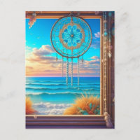 Pretty Beachy Themed Dreamcatcher